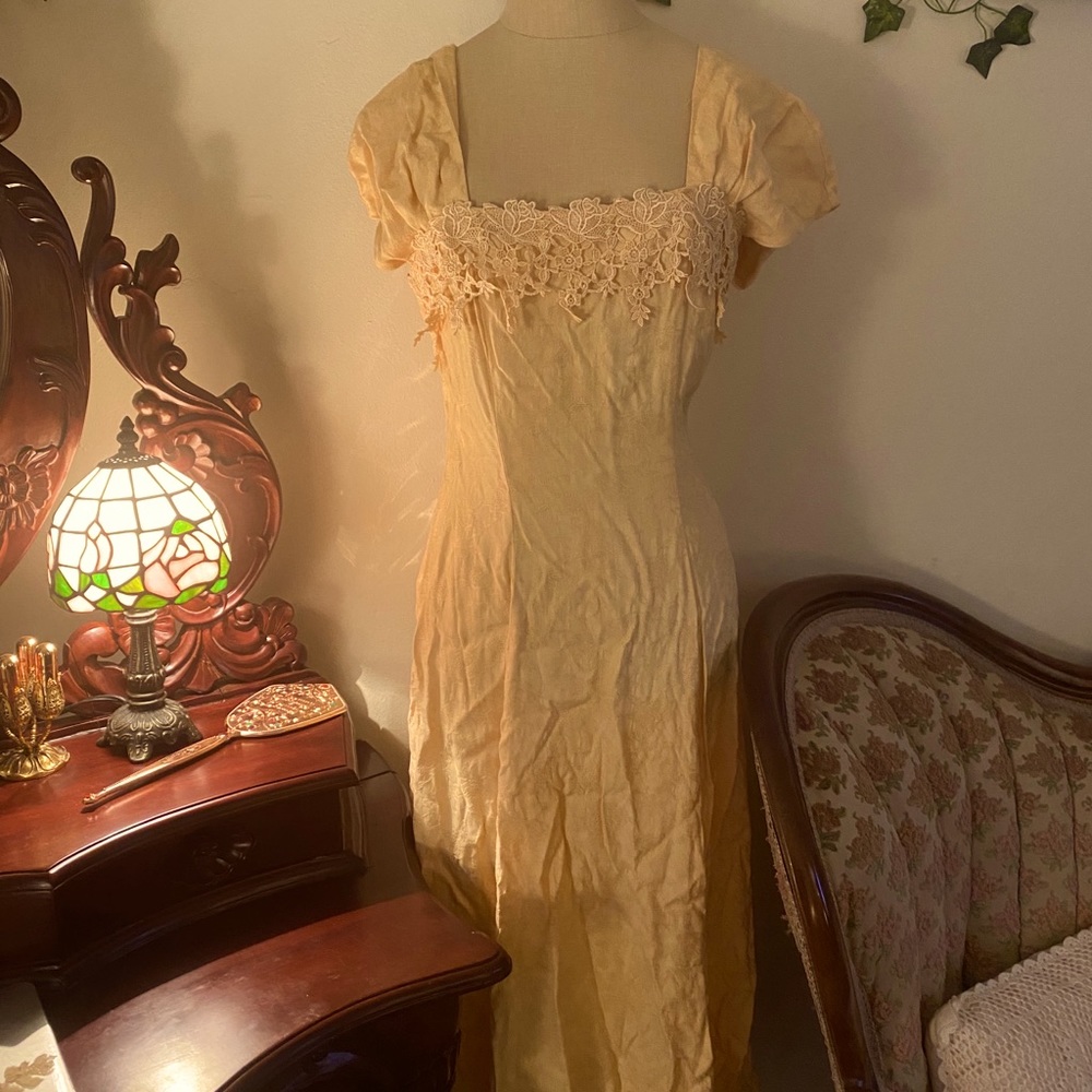 Vintage Peachy Dress